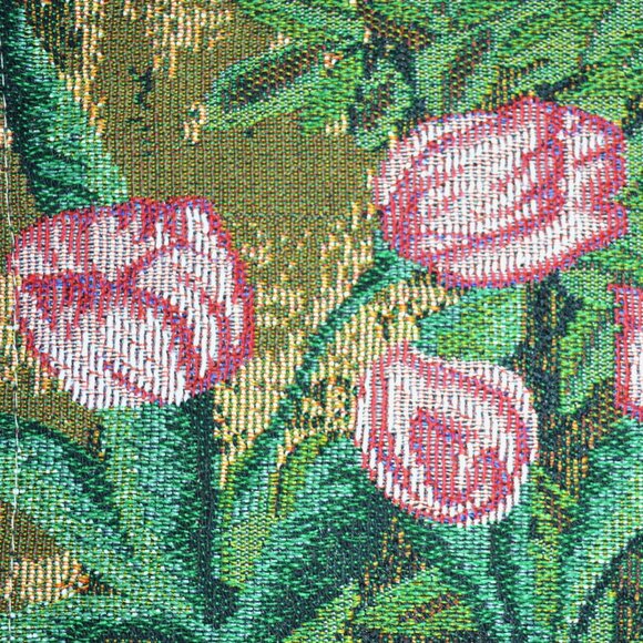 Set of 8 Cloth Placemats Flowers in Pots Dining Table Decor And Use - Picture 4 of 5